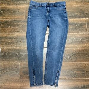 New York & Company Blue Ankle Jeans